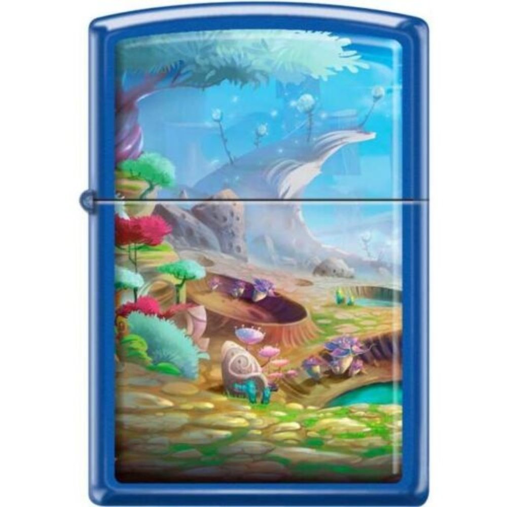 Cool Alien Landscape Zippo Lighter